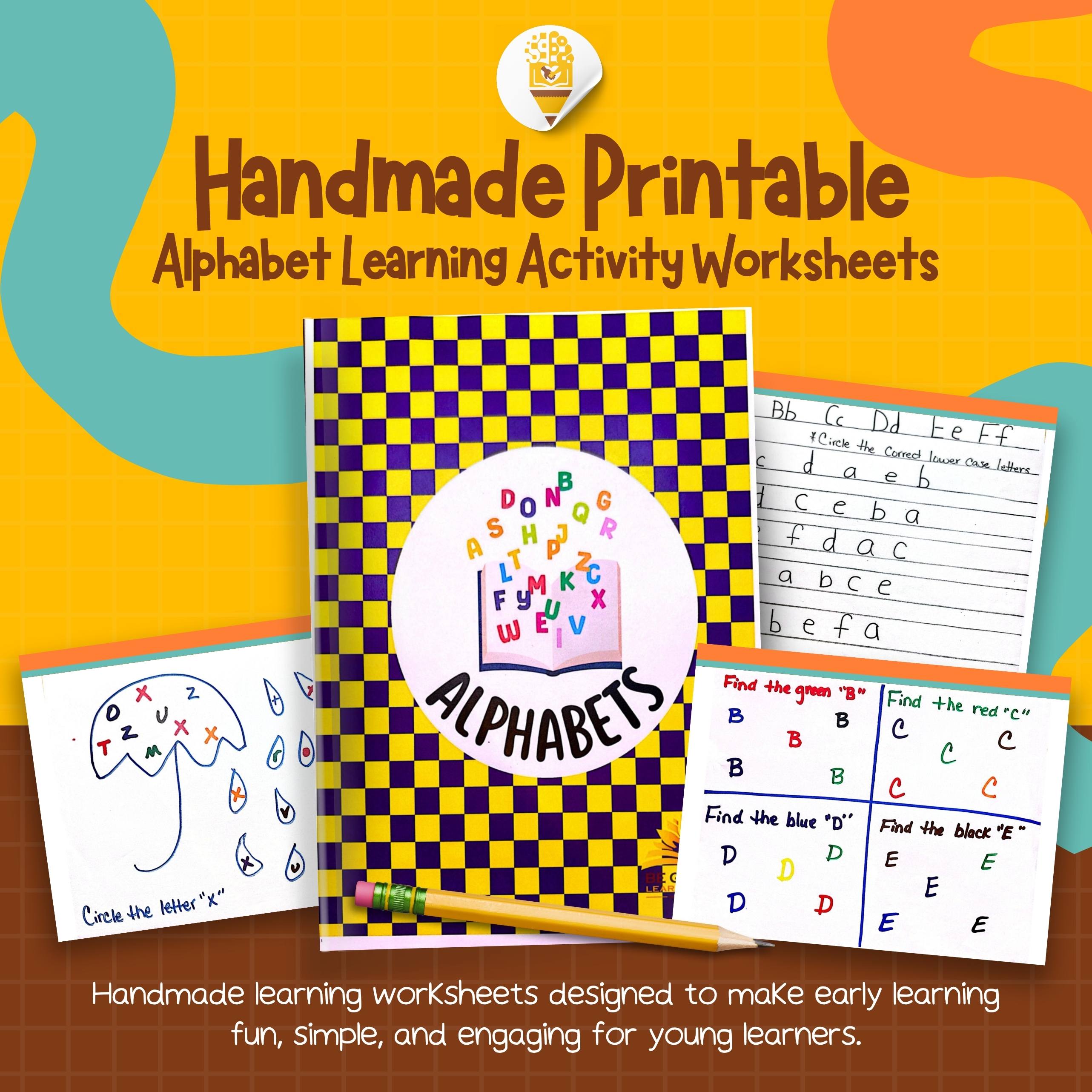 Handmade Printable Alphabet Worksheets
