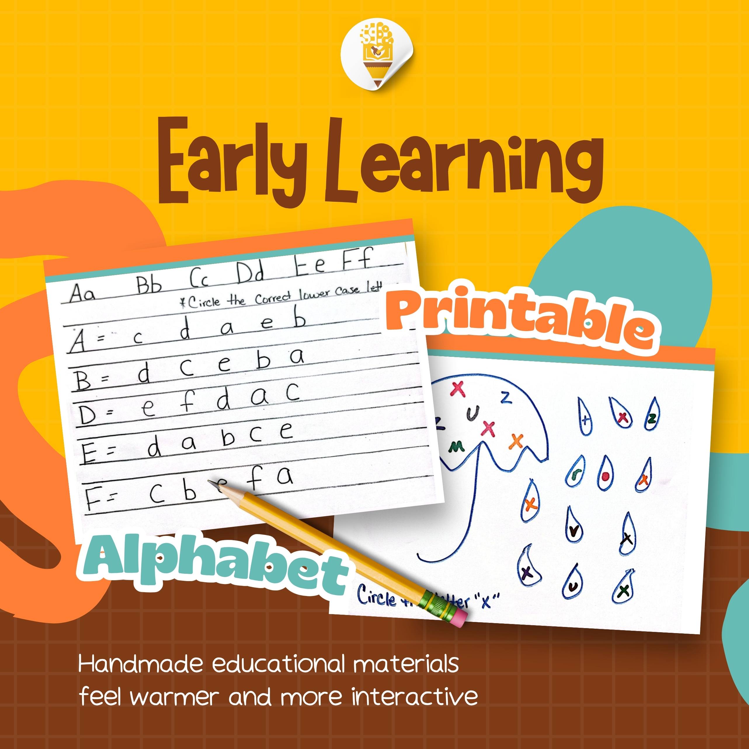 Handmade Printable Alphabet Worksheets