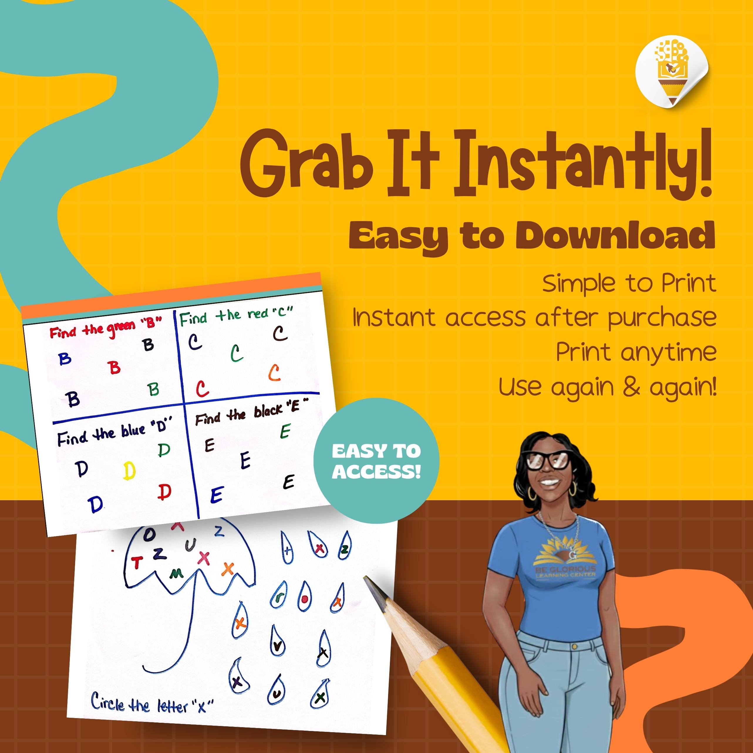 Handmade Printable Alphabet Worksheets
