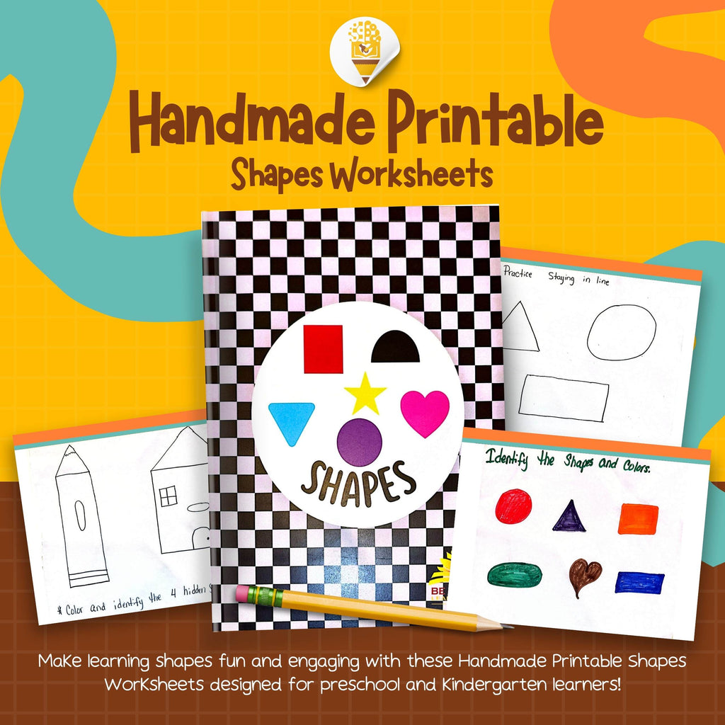 Handmade Printable Shapes Worksheets