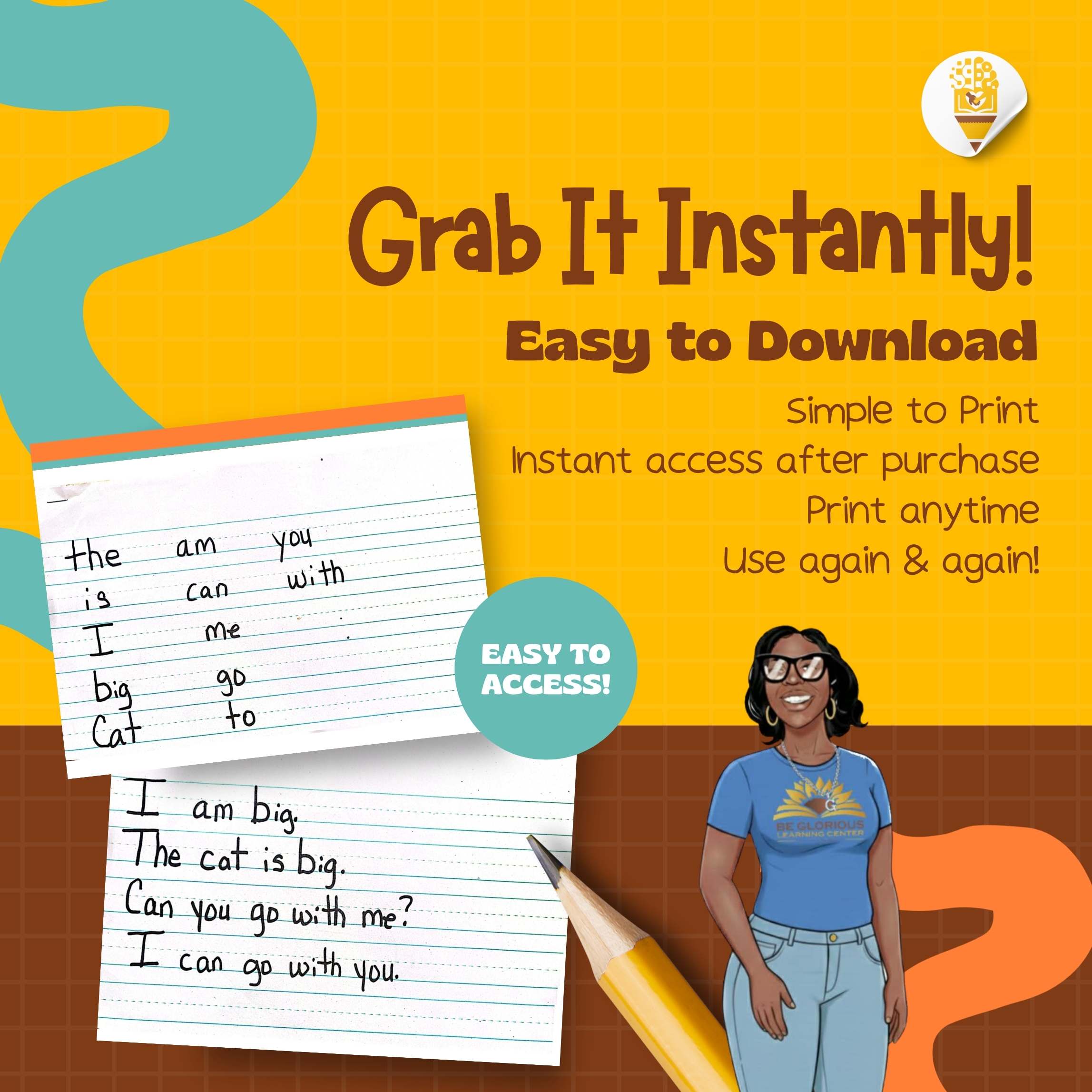 Handmade Printable SIght Words Worksheets