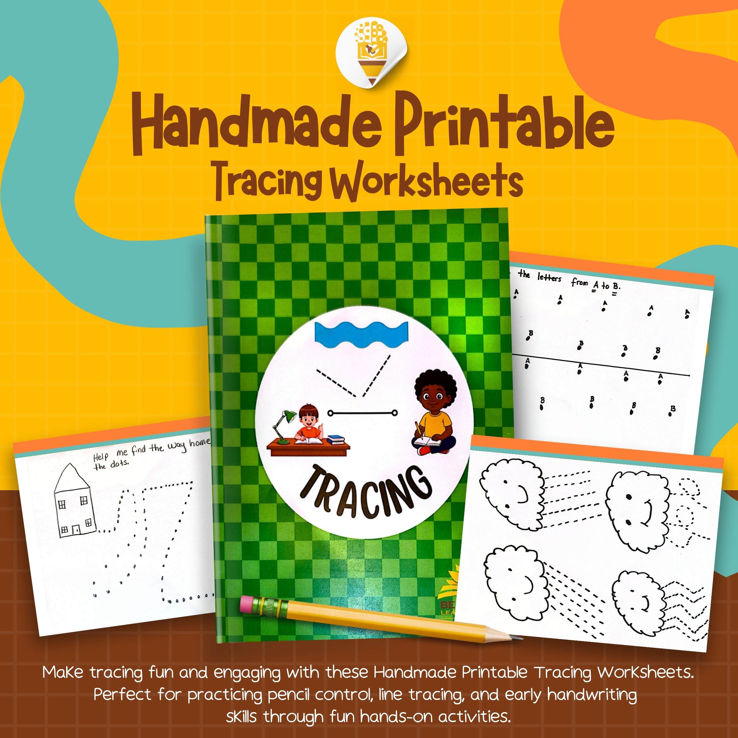 Handmade Printable Tracing Worksheets