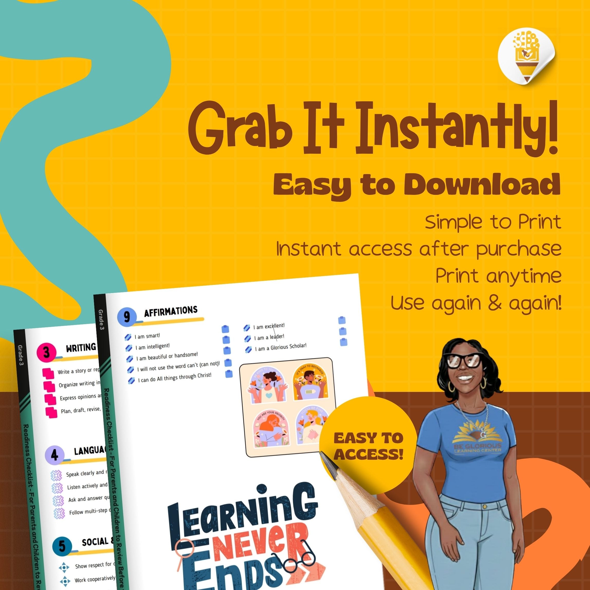 Grade 3 School Readiness Checklist